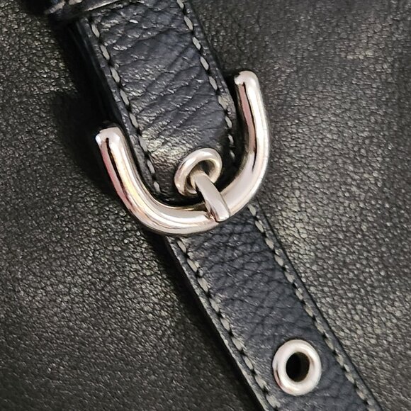 Euc Vintage Coach Gallery Y2k Black Pleated Shoulder Bag PUrse - Picture 10 of 15